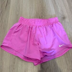 Nike Women's Vibrant Pink Athletic Shorts
